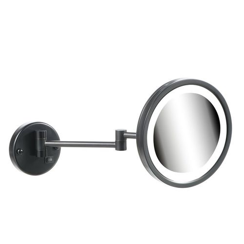 Espelho para banheiro de parede - 911093-06 - Geesa - contemporâneo / redondo / em cromo