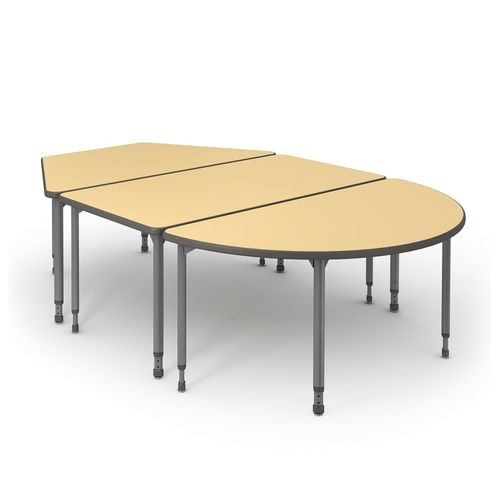 Mesa de trabalho contemporânea - ACTIVITY - PARAGON FURNITURE INC - em HPL / com base em aço / retangular