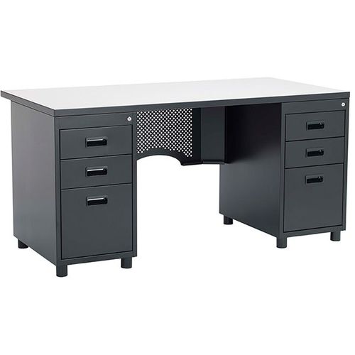Mesa secretária para escola - NATE SERIES  - Academia furnitures industries - contemporânea / em aço / em chapa perfurada