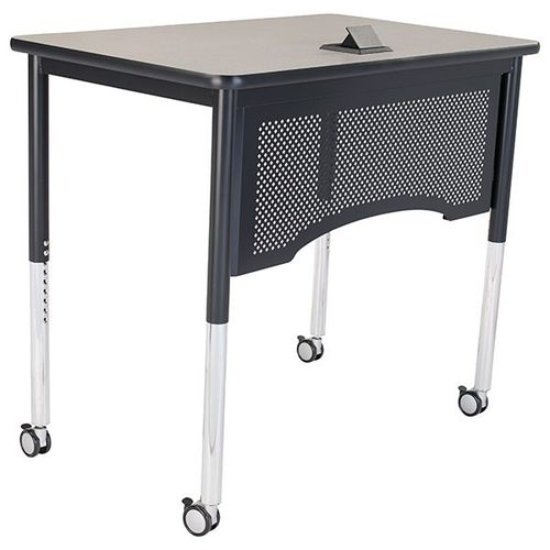 Mesa secretária para escola - VANTAGE SERIES  - Academia furnitures industries - com rodízios / contemporânea / em aço