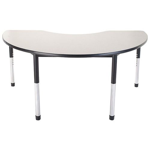 Mesa contemporânea - KIDNEY DURA - Academia furnitures industries - em aço / em laminado de alta pressão / com base em aço