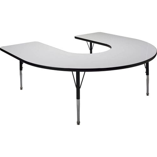 Mesa contemporânea - ACTIVITY  - Columbia - em madeira / com base metálica / em forma de U