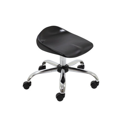 Banqueta contemporânea - T32 - titan furniture - em polipropileno / com base em aço / ergonômica