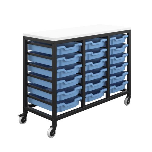 Carrinho de acondicionamento - T-STOR - titan furniture - para escola / para universidade / de escritório