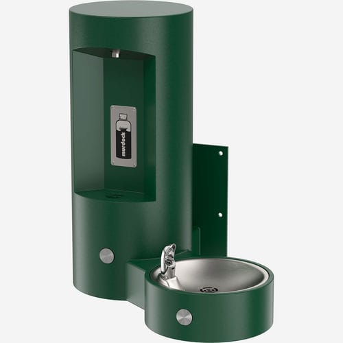 Bebedouro para pessoas com mobilidade reduzida - GYE14 - murdock - de parede / para ambiente externo / em aço inoxidável