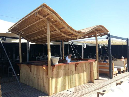 Quiosque da linha comercial - WAVE - Beach Concept - para ambiente externo / em madeira / modular