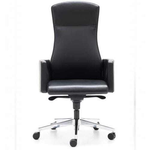 Cadeira executiva contemporânea - ELEGANCE - OFISTIM - em couro / com encosto para cabeça / com encosto alto