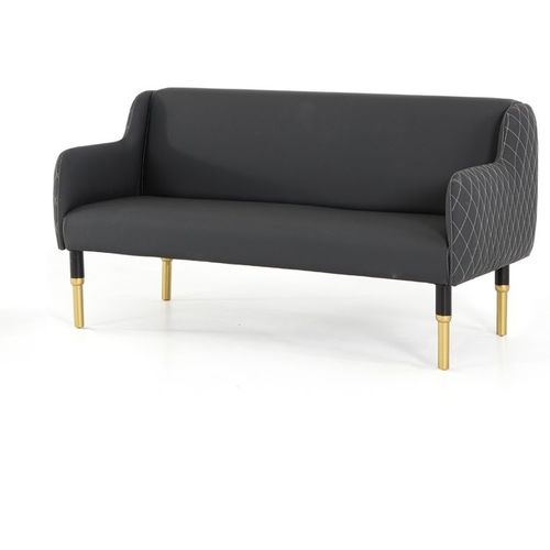 Sofá contemporâneo - RİO - OFISTIM - em tecido / preto / da linha comercial