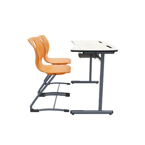 Mesa para treinamento contemporânea - OFISTIM - OFISTIM - em laminado / com base metálica / retangular