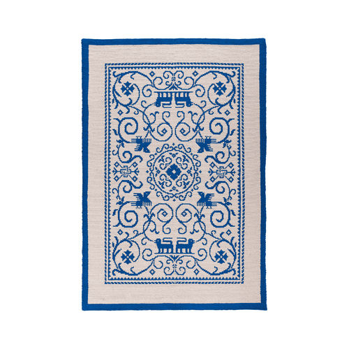 Tapete tradicional - Alpujarra Color - Alp Carpets - com padrão floral / de lã / retangular