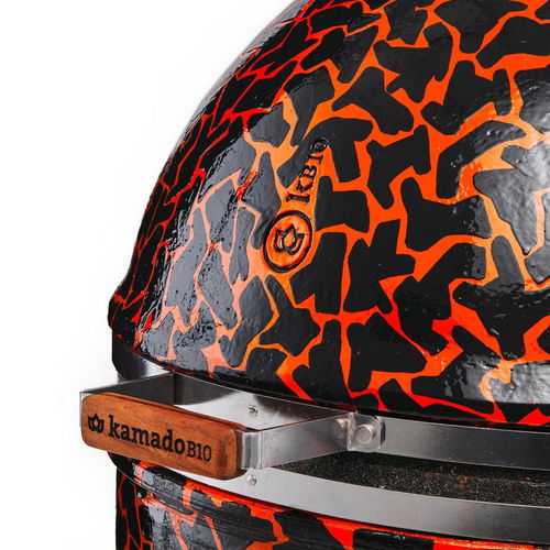 Churrasqueira a carvão - KB10 NANO ART MO - kamado B10 Germany - com rodízios / de instalação livre / de piso