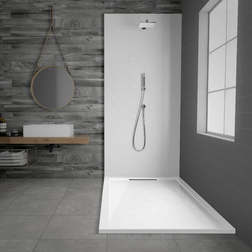 Piso de box retangular - SERIES L - DAYA - de sobrepor / de resina / antiderrapante