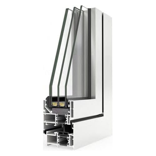 Perfil de janela em alumínio - CORTIZO COR 60 - STANDARD - Termo Express - com ruptura térmica / acústico / antiarrombamento