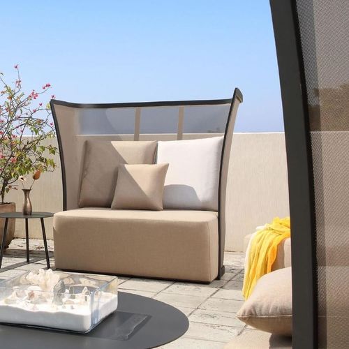Sofá contemporâneo - BOLERO - IVINI - para ambiente externo / em Sunbrella® / em Batyline®