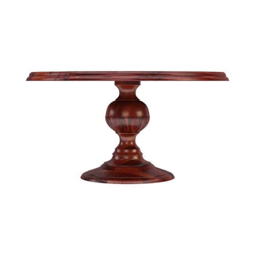 Mesa de jantar clássica - NEVADA - Furniture BoutiQ - em pau-rosa / com base em madeira / redonda