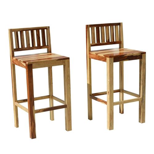 Banqueta alta clássica - KUSHI - Furniture BoutiQ - em madeira / com base em madeira / com 4 pés