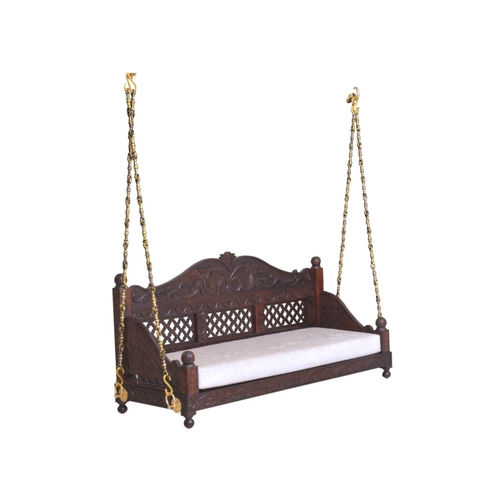 Baloiço em madeira maciça - FB-HCJ-107 - Furniture BoutiQ - com almofada removível / suspenso / de 2 lugares