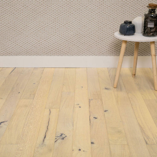Piso estruturado - COTTON - Décoplus Parquets - em carvalho europeu / oleado / envelhecido