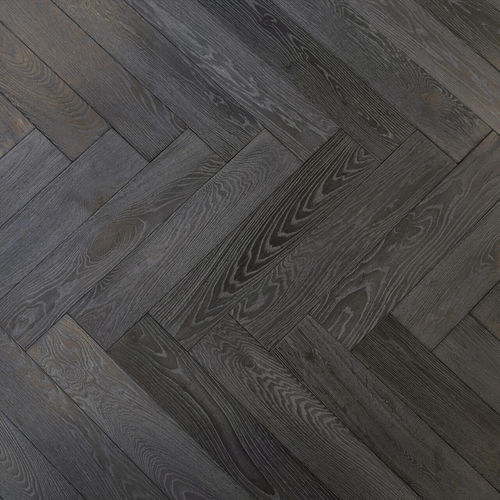 Piso estruturado - LAVA GREY - Décoplus Parquets - em carvalho / em espinha de peixe / oleado