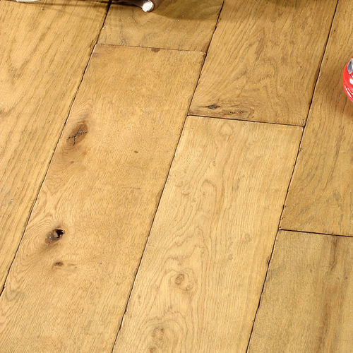 Piso maciço - CHAUME CLAIRE - PA1 - Décoplus Parquets - em carvalho europeu / acabamento com óleo natural / envelhecido