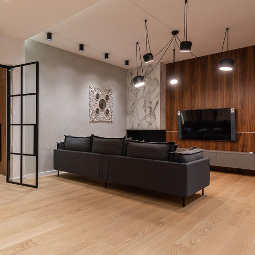 Piso estruturado - SELECTION  SATIN - Décoplus Parquets - em bétula / em carvalho europeu / envernizado