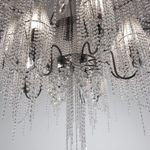 Lustre contemporâneo - PG027 - Patrizia Garganti - em cristal / da linha comercial / em cascata