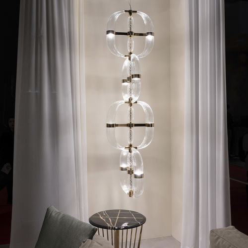Lustre contemporâneo - CDF04 - Patrizia Garganti - em vidro soprado / metálico / da linha comercial