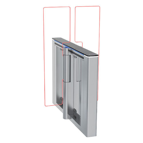 Catraca de portas retráteis de segurança - HG - 400 - C - Aktuel Turnike - de vidro