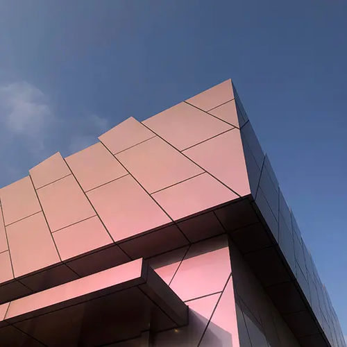 Revestimento de fachada em painéis - CHAMELEON - Shanghai Huayuan New Composite Materials Co.,Ltd. - em alumínio / em compósito / brilhante