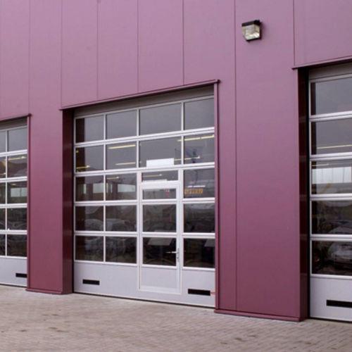 Porta industrial de enrolar - WICKET - Rolflex - seccionada / autoportante / guilhotina