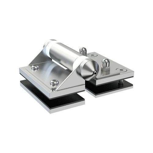 Dobradiça para porta de vidro - LS-GH series - Shandong Aleader Machinery Manufacturing Co.,Ltd - em aço inoxidável / da linha residencial / para hotel