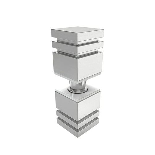 Puxador de porta tipo botão contemporâneo - SK-S25 - Shandong Aleader Machinery Manufacturing Co.,Ltd - em aço inoxidável / acetinado / para porta de vidro