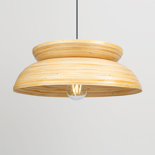 Pendente - KUBA - Bambusa Bali - em madeira / clássica / Wire
