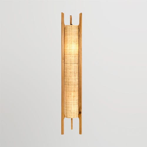 Luminária de piso - TOOBA L - Bambusa Bali - em ratã / em teca / clássica