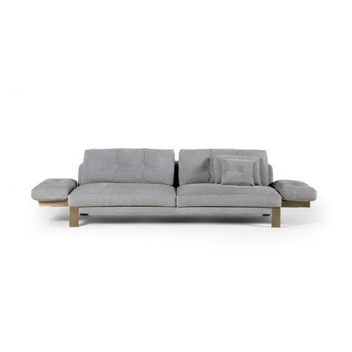 Sofá contemporâneo - LEVANTE - HESSENTIA | Cornelio Cappellini - em tecido / em couro / cor personalizável