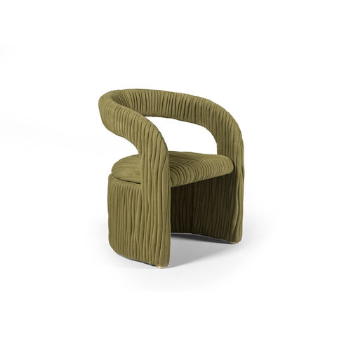 Cadeira de sala de jantar contemporânea - LEAF - HESSENTIA | Cornelio Cappellini - para ambiente interno / em tecido / em couro
