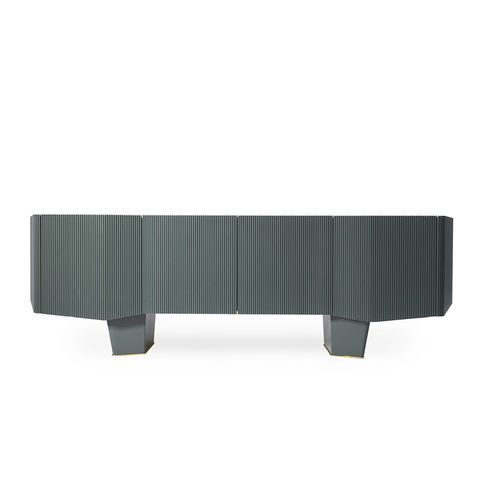 Buffet aparador contemporâneo - DIAMOND  - HESSENTIA | Cornelio Cappellini - metálico / em mármore / com portas de abrir