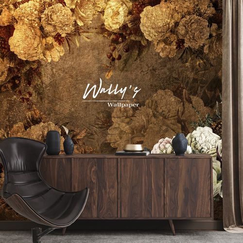 Papel de parede contemporâneo - CLASSY VINTAGE  - Wally's - estampado / marrom / bege