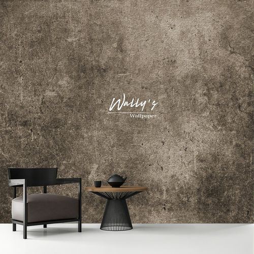 Papel de parede contemporâneo - GRUNGE  - Wally's - estampado / efeito de concreto / cinza