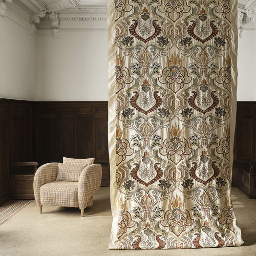 Tecido para estofados - FANTAISIE    - Aldeco Interior Fabrics - para cortinas / padrão damasco / em algodão