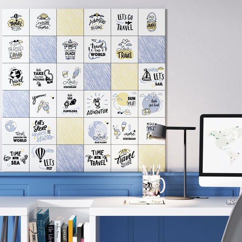 Placas de revestimento em cerâmica - TRAVEL | 15x15 - CERAGNI | WALL CERAMIC TILES - fosca / para ambiente interno / para banheiro