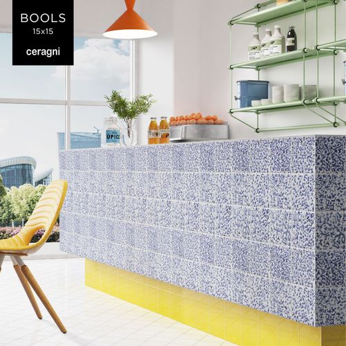 Placas de revestimento em cerâmica - BOOLS | 15x15 - CERAGNI | WALL CERAMIC TILES - brilhante / para ambiente interno / para banheiro