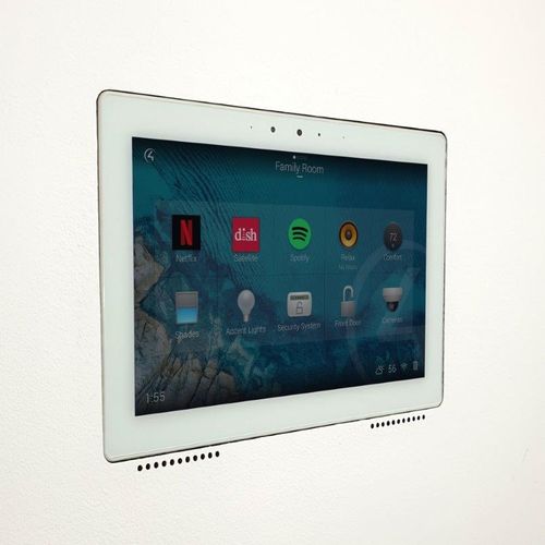 Suporte para monitor touchscreen de parede - 007-1-845 - Wall-Smart - da linha residencial / contemporâneo / horizontal