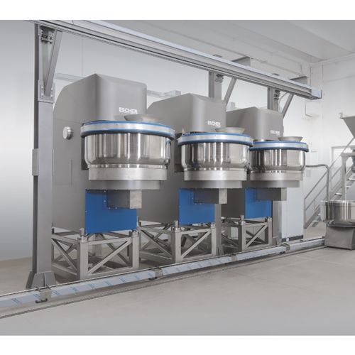 Batedeira misturadora com espiral - MD-W LINE - ESCHER MIXERS S.R.L. - com cabeça fixa / com grade de proteção metálica / profissional
