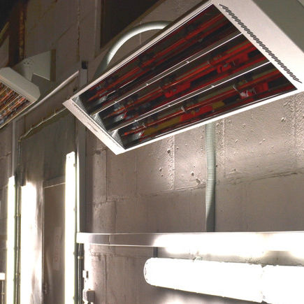 Aquecedor infravermelho suspenso - Y6000 - Bilux - de teto / elétrico / da linha comercial