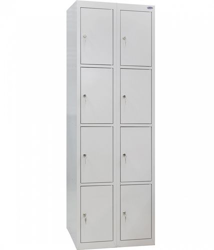 Armário de vestiário em aço - SO-300/2-8 - PJSC UHL-MASH - de chave / com código / para edifício de uso público