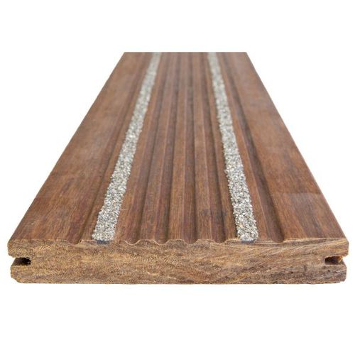 Tábua de deck em bambu - MOSO&reg; BAMBOO N-DURANCE&reg; - Gripsure SAS - antiderrapante / sustentável / ecorresponsável