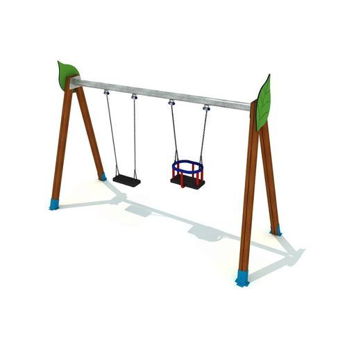 Balanço metálico - CLDU-003 - DEPORTES URBANOS - em borracha / em EPDM / em elastômero
