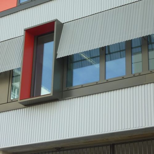 Chapa decorativa - CAILLOC - ArcelorMittal Building Solutions - nervurada / em alumínio / de aço galvanizado