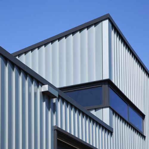 Revestimento de fachada em réguas - GASCOGNE® - ArcelorMittal Building Solutions - tipo cassete / em alumínio / em aço